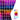 Cortina Macaron Rectangular Multicolor