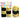 Feston Metal Dorado Y Colores 6 Unidades