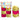 Feston Metal Dorado Y Colores 6 Unidades