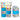 Feston Metal Plateado Y Colores 6 Unidades