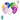Globo r12 M.G. Cromado Colores 25 Unidades
