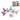 Cintillo Papel Unicornio Gliter 6 Unidades