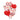 Globo Mylar "Te Amo" Corazon Rosado/Blanco 6 Piezas