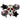 Globo Mylar Catrina Bigote 5 Piezas