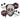 Globo Mylar Catrina Fantasma Jack 5 Piezas