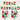 Globo Latex/Banner Navidad 21 Piezas