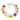 CORONA LED FLOR EVA TINSEL MULTICOLOR