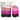 Feston Fucsia/Negro/Rosado 6 Unidades
