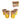 Vaso Golden Kraft 6 Unidades