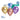 Globo r9 M.G. Cromado Colores 25 Unidades