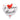 Globo Mylar 18" Corazon Blanco "Te Quiero Mucho"