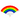 Abanico Plastico Arcoiris