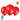 GLOBO R9 PX. STAND. ROJO X 50