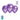 GLOBO R6 M.G. CROMO X 25 MORADO