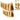 GUIRNALDA TASSEL X 18 DORADA