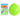 GLOBO R9 PX. STAND. VERDE LIMA X 50