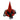 SOMB. BRUJA TULL HEBILLA ROJO/NEGRO