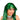 PELUCA METAL FRISE LARGA VERDE