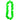 COLLAR HAWAI 7 CM FLUOR VERDE