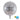 GLOBO MYLAR BOLA DISCO 4D 22" SILVER