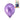 GLOBO R9 M.G. METAL VIOLETA X 25