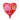 GLOBO MYLAR 18" CORAZON TQM. OSO