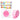 FESTON X 1 METAL ROSADO  x 25 mts