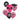 GLOBOS MYLAR/ LATEX 6 PZAS HALL. ROSA