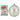GLOBO R12 PX. SATIN PLATA X 50