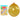 GLOBO R12 PX. METAL DORADO X 50